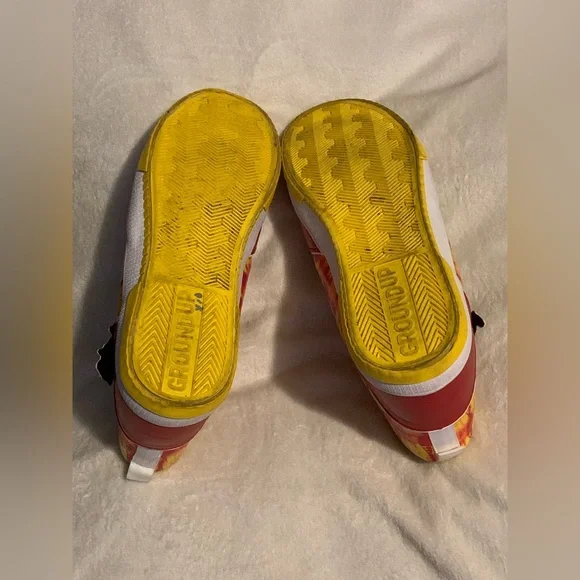 Hulk Hogan HULKAMANIA Red & Yellow WWE Size 13 Shoes - Picture 16 of 16